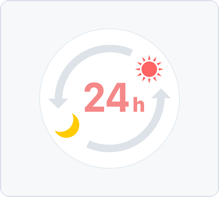 メリット4 24時間いつでも予約可能